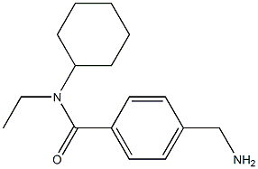 4-(aminomethyl)-N-cyclohexyl-N-ethylbenzamide