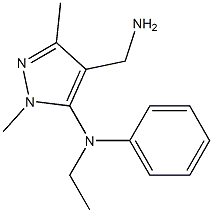  4-(aminomethyl)-N-ethyl-1,3-dimethyl-N-phenyl-1H-pyrazol-5-amine