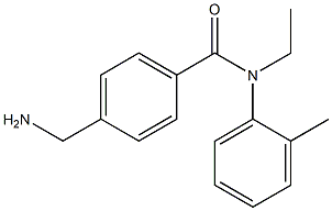 4-(aminomethyl)-N-ethyl-N-(2-methylphenyl)benzamide