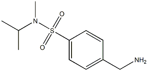 4-(aminomethyl)-N-isopropyl-N-methylbenzenesulfonamide Structure