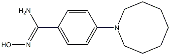 4-(azocan-1-yl)-N'-hydroxybenzene-1-carboximidamide 结构式