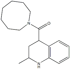4-(azocan-1-ylcarbonyl)-2-methyl-1,2,3,4-tetrahydroquinoline,,结构式