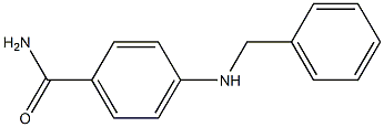 4-(benzylamino)benzamide Struktur