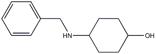 4-(benzylamino)cyclohexan-1-ol 化学構造式