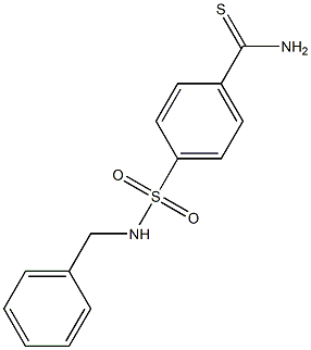 4-(benzylsulfamoyl)benzene-1-carbothioamide Structure