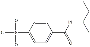 4-(butan-2-ylcarbamoyl)benzene-1-sulfonyl chloride Structure