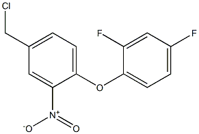 4-(chloromethyl)-1-(2,4-difluorophenoxy)-2-nitrobenzene