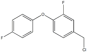  4-(chloromethyl)-2-fluoro-1-(4-fluorophenoxy)benzene