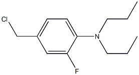 4-(chloromethyl)-2-fluoro-N,N-dipropylaniline,,结构式