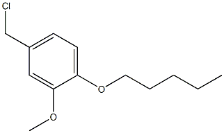 4-(chloromethyl)-2-methoxy-1-(pentyloxy)benzene