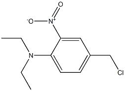 4-(chloromethyl)-N,N-diethyl-2-nitroaniline 结构式