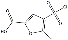 4-(chlorosulfonyl)-5-methyl-2-furoic acid Structure