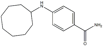 4-(cyclooctylamino)benzamide,,结构式