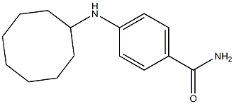 4-(cyclooctylamino)benzamide Struktur