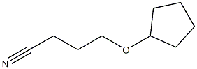 4-(cyclopentyloxy)butanenitrile Structure