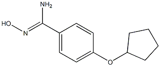  4-(cyclopentyloxy)-N'-hydroxybenzenecarboximidamide