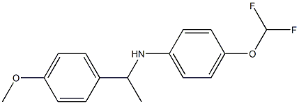 4-(difluoromethoxy)-N-[1-(4-methoxyphenyl)ethyl]aniline