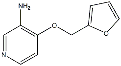 4-(furan-2-ylmethoxy)pyridin-3-amine,,结构式