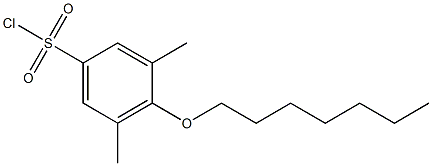 4-(heptyloxy)-3,5-dimethylbenzene-1-sulfonyl chloride|