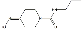 4-(hydroxyimino)-N-propylpiperidine-1-carboxamide 结构式