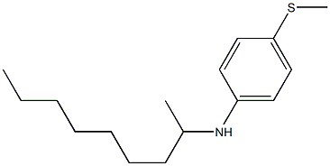 4-(methylsulfanyl)-N-(nonan-2-yl)aniline 结构式