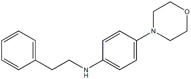 4-(morpholin-4-yl)-N-(2-phenylethyl)aniline Structure