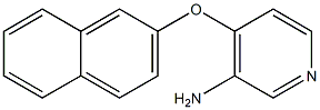 4-(naphthalen-2-yloxy)pyridin-3-amine Structure