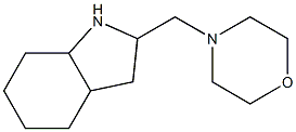 4-(octahydro-1H-indol-2-ylmethyl)morpholine Structure