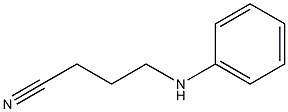 4-(phenylamino)butanenitrile 化学構造式