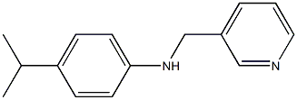 4-(propan-2-yl)-N-(pyridin-3-ylmethyl)aniline 结构式