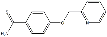 4-(pyridin-2-ylmethoxy)benzenecarbothioamide|