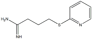 4-(pyridin-2-ylsulfanyl)butanimidamide 结构式