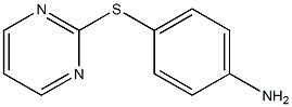 4-(pyrimidin-2-ylsulfanyl)aniline Struktur