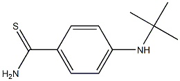 4-(tert-butylamino)benzene-1-carbothioamide Struktur