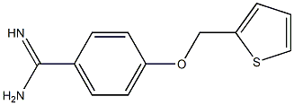 4-(thien-2-ylmethoxy)benzenecarboximidamide Structure