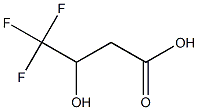 4,4,4-trifluoro-3-hydroxybutanoic acid Structure
