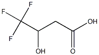 4,4,4-trifluoro-3-hydroxybutanoic acid,,结构式