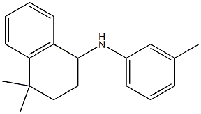 4,4-dimethyl-N-(3-methylphenyl)-1,2,3,4-tetrahydronaphthalen-1-amine Structure