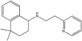 4,4-dimethyl-N-[2-(pyridin-2-yl)ethyl]-1,2,3,4-tetrahydronaphthalen-1-amine|