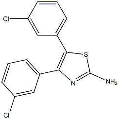4,5-bis(3-chlorophenyl)-1,3-thiazol-2-amine