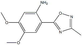 4,5-dimethoxy-2-(3-methyl-1,2,4-oxadiazol-5-yl)aniline|