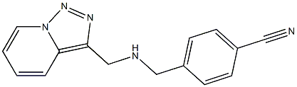 4-[({[1,2,4]triazolo[3,4-a]pyridin-3-ylmethyl}amino)methyl]benzonitrile