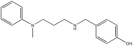4-[({3-[methyl(phenyl)amino]propyl}amino)methyl]phenol