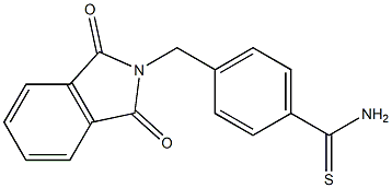 4-[(1,3-dioxo-1,3-dihydro-2H-isoindol-2-yl)methyl]benzenecarbothioamide Structure