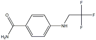 4-[(2,2,2-trifluoroethyl)amino]benzamide Struktur