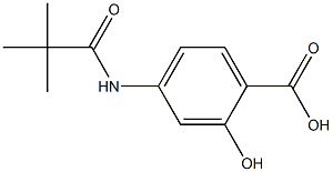  4-[(2,2-dimethylpropanoyl)amino]-2-hydroxybenzoic acid