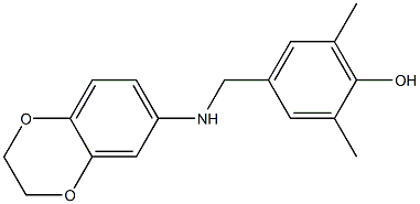  4-[(2,3-dihydro-1,4-benzodioxin-6-ylamino)methyl]-2,6-dimethylphenol