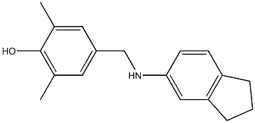 4-[(2,3-dihydro-1H-inden-5-ylamino)methyl]-2,6-dimethylphenol