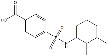 4-[(2,3-dimethylcyclohexyl)sulfamoyl]benzoic acid|