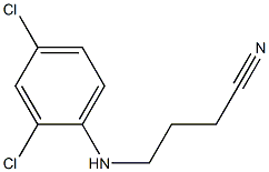 4-[(2,4-dichlorophenyl)amino]butanenitrile 化学構造式